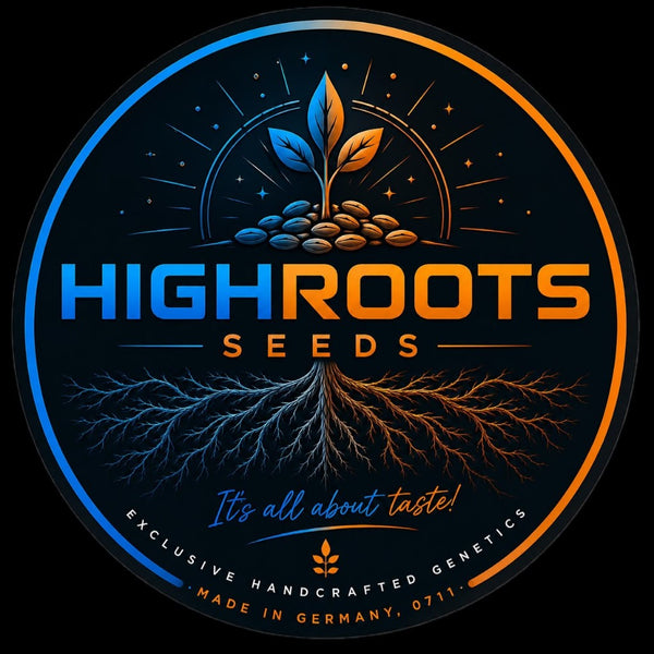HighRoots Seeds — Logo des Züchters, Highdelberg Seeds & Co. als Händler